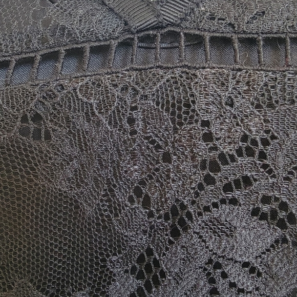 Thakoon Black Lace Long Sleeve Dress LBD 4 - Picture 4 of 5